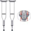 HIARAN Crutches for Adults Underarm Underarm Crutches for Adjustable Lightweight aluminum axillary armpit crutches elbow forearm adjustable walking stick armpit shui crutches for elderly Lucky Star view 1