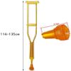 Crutches for Adults Underarm Underarm Crutches Old Crutches Household Anti-skid Adjustable Height Cane Great for Travel or Work (A) Lucky Star view 2