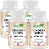 9-in-1 Binder Detox Capsules 1500mg, High Strength Gut & Liver Detox Cleanse, with Activated Charcoal, Highly Absorbable Full Body Detox, Vegan & Natural (90 Count (Pack of 4)) view 1