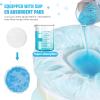 Commode Liners with Absorbent Pad, 80 Pack Commode Bags Portable Toilet Bags Disposable Waste Bags Universal Fit for Adult Commode Toilet Chair (40Bags + 40Pads) view 3