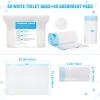 Commode Liners with Absorbent Pad, 80 Pack Commode Bags Portable Toilet Bags Disposable Waste Bags Universal Fit for Adult Commode Toilet Chair (40Bags + 40Pads) view 4
