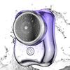 COMBLU Portable Electric Shaver, Mini Electric Shaver, Powerful Electric Mini Razor for Men, USB Rechargeable Washable Lightweight Razor for Travel Office etc (Purple) view 1