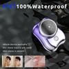 COMBLU Portable Electric Shaver, Mini Electric Shaver, Powerful Electric Mini Razor for Men, USB Rechargeable Washable Lightweight Razor for Travel Office etc (Purple) view 4