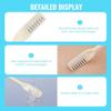 Nasal Hair Cutter,Double Sided Nose Hair Knife Nose Manual Nose Hair Trimmer,Portable Nostril Hair Remover Tools,360 Rotating Nasal Hair Razor Cutter with Ear Picker for Women and Men (Black, 10PC) view 3