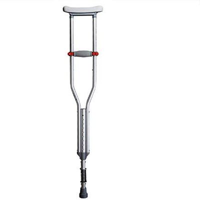 HIARAN Crutches for Adults Underarm Durable Lightweight Aluminium Crutches Elbow Forearm with Underarm 8 Files + Grip 3 Files + Crutches 9 Files Adjustable Walking Stick Great for Travel Lucky Star