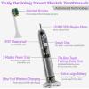 7AM2M Sonic Electric Toothbrush with 6 Brush Heads for Adults and Kids, One Charge for 90 Days, Wireless Fast Charge, 5 Modes with 2 Minutes Build in Smart Timer, Electric Toothbrushes(Purple) view 2