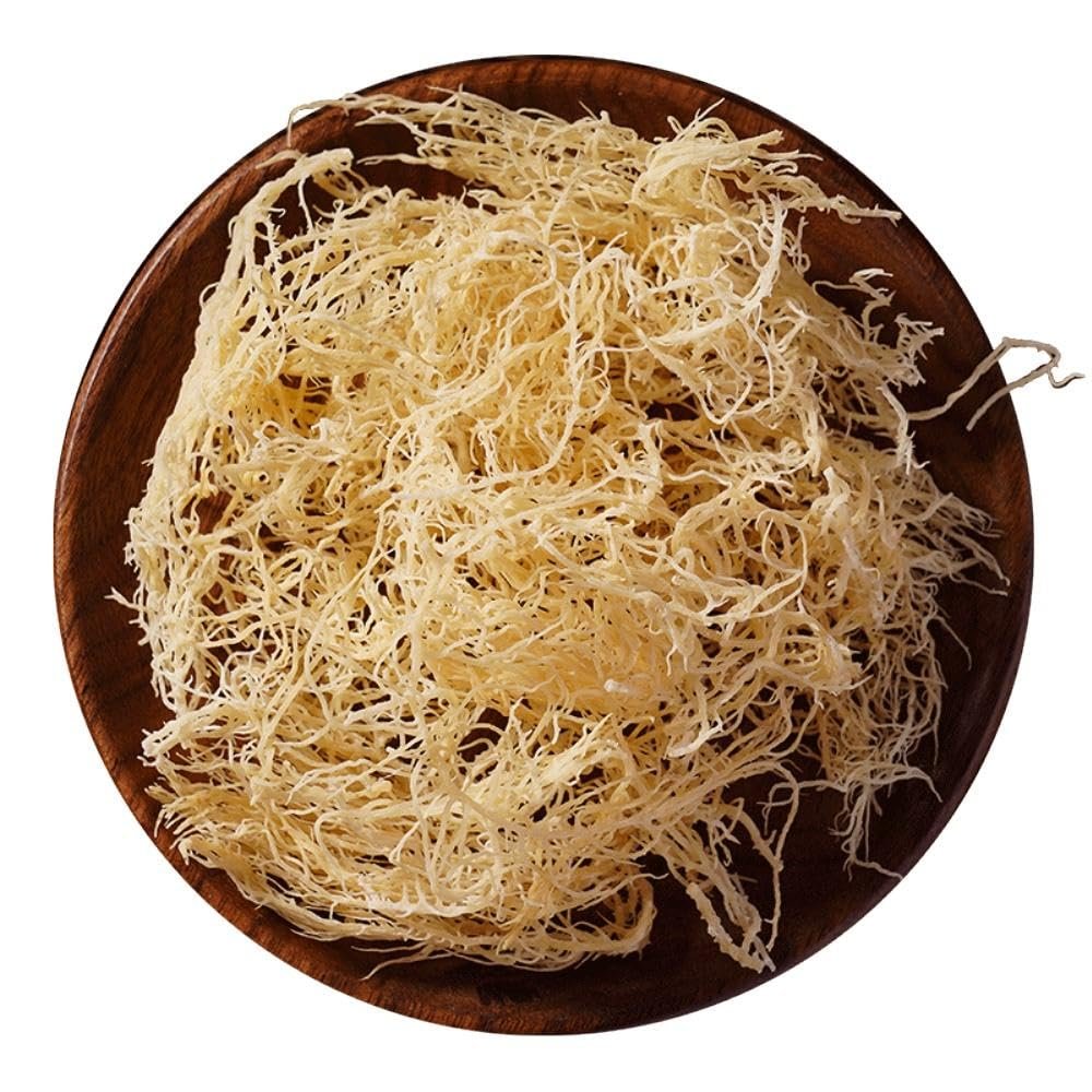 Chinese Sea Moss, Dried and Raw, Sea Vegetable,300g, for Salad or Gel