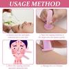 2 Pcs Pink Facial Cupping Set for Face, Silicone Face Cupping Therapy Kit Anti Cellulite Massager Vacuum Cans Suction for Care Body Back Eye Neck Massage, Manual Massage Tools view 3