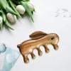 1pc Bunny Shape Wooden Massage Comb, Lightweight Wooden Scalp Massage Comb Wide Tooth Hair Comb Scalp Massage Comb Head Massager view 3