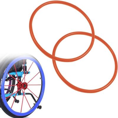 1 Pair 22/24 Inch Wheel Chair Rear Wheel Cover Protective Sleeve Silicone Wheelchair Push Rim Covers Non-Slip Wear-Resistant Hand Push Cover for Improve Grip and Traction(8,22 inches)