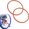 1 Pair 22/24 Inch Wheel Chair Rear Wheel Cover Protective Sleeve Silicone Wheelchair Push Rim Covers Non-Slip Wear-Resistant Hand Push Cover for Improve Grip and Traction(8,22 inches) view 1