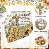 Feifeiya 60 Pcs Sunflower Christian Cocktail Paper Napkins 6.5 x 6.5 Inches Disposable Paper Napkins Dessert Beverage Tissue for Decoupage Luncheon Tissue for Theme Party Wedding Birthday Party view 3