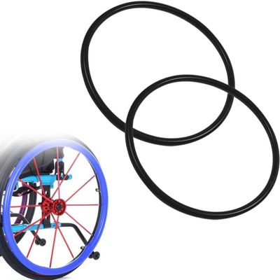 1 Pair 22/24 Inch Wheel Chair Rear Wheel Cover Protective Sleeve Silicone Wheelchair Push Rim Covers Non-Slip Wear-Resistant Hand Push Cover for Improve Grip and Traction(3,22 inches)