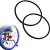 1 Pair 22/24 Inch Wheel Chair Rear Wheel Cover Protective Sleeve Silicone Wheelchair Push Rim Covers Non-Slip Wear-Resistant Hand Push Cover for Improve Grip and Traction(3,22 inches) view 1