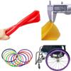 1 Pair 22/24 Inch Wheel Chair Rear Wheel Cover Protective Sleeve Silicone Wheelchair Push Rim Covers Non-Slip Wear-Resistant Hand Push Cover for Improve Grip and Traction(3,22 inches) view 4