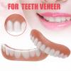 Flipped Warmth 2 Pairs Veneers Teeth Fake Teeth, Snap on Veneers Teeth, Veneers Snap in Teeth, Clip on Veneers Top and Bottom Perfect Smile Confidence with Box view 3