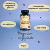 Vegavero Magnesium Bisglycinate 2000 mg | Max Absoption & Bioavailability | Relaxation, Muscle Health, Stress & Energy Support Supplement | 180 Capsules | Vegan view 2