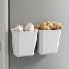 Self Adhesive Wall Mounted Storage Box,Pen Remote Controller Cellphone Holder Floating Shelf Wall Mounted Fridge Organizer Hanging Storage Containers view 4