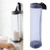 JOROBURO Plastic Bag Holder, Wall Mounted Space Saving Reusable Plastic Bag Holder, Grocery Bag Organizer Dispenser Shopping Bag Trash Bag Storage Dispenser for Home Kitchen Car (Gray) view 3