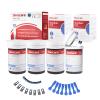 Sinocare Blood Glucose Test Strips x100 and Lancing Device x100 Only for Sinocare Safe AQ Smart Glucometer or Safe AQ Voice Glucometer, Blood Glucose Monitor Accessories Diabetes Test Kit Replacement view 1
