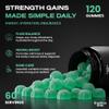 Fraction One Electrolyte Gummies  120 Gummies  2000 mg per Serving, Enhanced with Potassium, Chloride, Calcium, Magnesium, Sodium and Manganese  Supports Energy and Hydration  60 Days Supply view 2