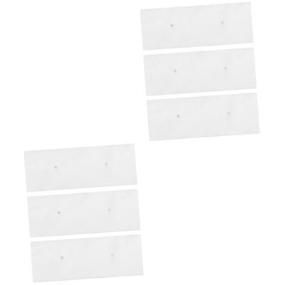minkissy 2sets Cotton Felt Pads Window Cleaner Long Pole Double Sided Brush Cleaning Accessories Dusting Dry Mopping 30pcs*2