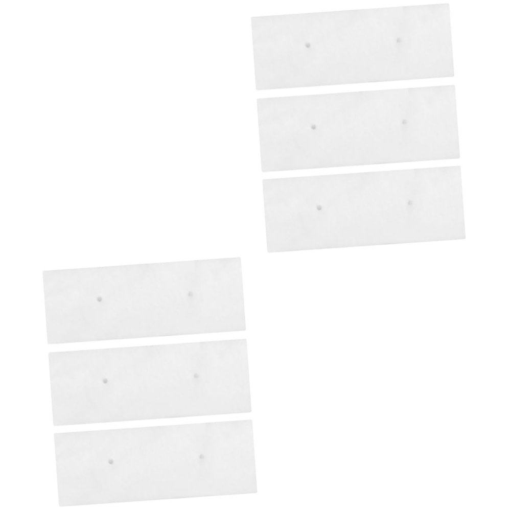 minkissy 2sets Cotton Felt Pads Window Cleaner Long Pole Double Sided Brush Cleaning Accessories Dusting Dry Mopping 30pcs*2