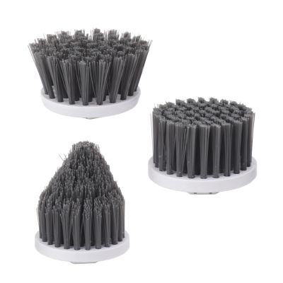 Electric Spin Scrubber Replacement Brush Head Improved Effect Hygiene 3PCS Cordless Brushes Home Use (Small Disc, Large Disc, Pointy)