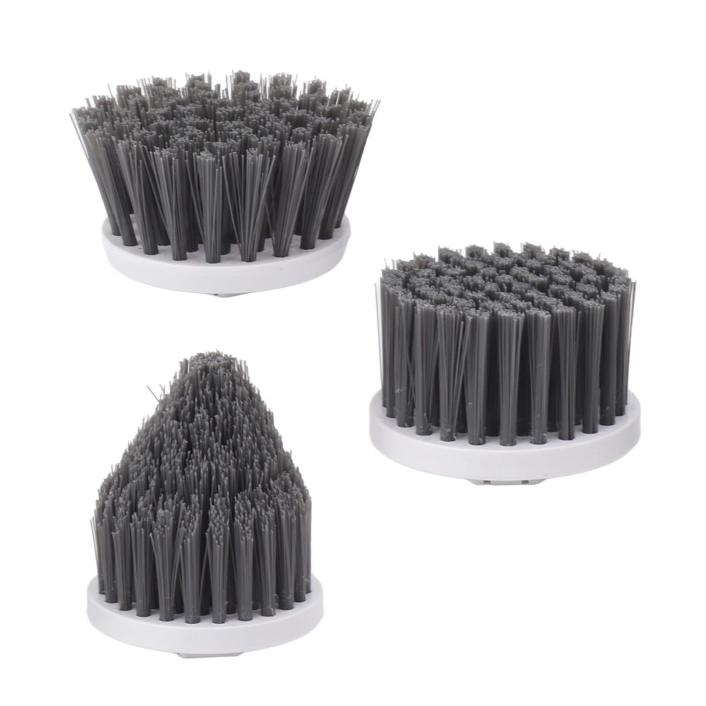 Electric Spin Scrubber Replacement Brush Head Improved Effect Hygiene 3PCS Cordless Brushes Home Use (Small Disc, Large Disc, Pointy)