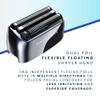 Blade & Stone PS501 Foil Shaver for Men  Dual Foil Cordless Shaver with Graphene-X Blades and 8000 RPM Digital Motor  All-Metal, Rechargeable Wet and Dry Razor  Dark Night view 3