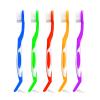 5 Pcs Orthodontic Toothbrush Double-Ended Interspace Brush V-Trim Brush for Brace and Teeth Detail Cleaning, Type B view 1