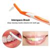 5 Pcs Orthodontic Toothbrush Double-Ended Interspace Brush V-Trim Brush for Brace and Teeth Detail Cleaning, Type B view 4