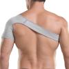 2 PACK Sports Shoulder Brace for Men and Women, Shoulder Supports Elastic Compression Wrap Strap for Torn Rotator Cuff Support,Tendonitis, Dislocation,S-Grey view 3