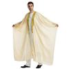 Adhdyuud Men Ramadan Eid Muslim Robe Arabic Islamic Dubai Morocco Turkey Middle East Chiffon Kaftan Thobe WHITE L view 2