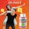 Vitamin B Complex Tablets - 8 Essential B Vitamins & Vitamin C - Folic Acid, B1, B2, B3, B5, B6 and Vitamin B12 Supplement - Vegan & Gluten Free - 120 Tablets for 4 Months Supply view 3