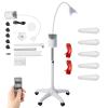 LED Teeth Whitening Beauty Lamp with 2 Pairs Goggles and Remote Control, Timing Function Height Adjustable, for clinics, Hospitals, Homes view 1