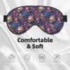 Eye Sleep Maskfor Women Men - Skull Starry Sky Flower Soft Travel Eye Masks for Sleep Mask Blackout, Adjustable Buckle Sleeping Mask for Women Men, Funny Blindfolds for Party Games view 4