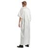 Adhdyuud Men Muslim Arabic Islamic Abaya Loose Ethnic Striped Saudi Arab Middle East Robe Jubba Thobe Beige XXL view 4