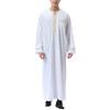 Adhdyuud Men Middle East Ethnic Muslim Islamic Jubba Thobe African Ramadan Eid Abaya Arabic Kaftan Saudi Robe Style1 XXXL view 1