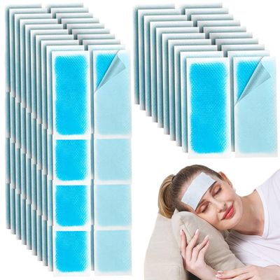 100 Sheets/Set Cooling Patches, Fever Patch for Kids Cooling Gel Pads for Pain Relief, Headache