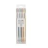 4Pcs/Set Clear Crystal Handle Toothbrush Soft Bristle Small view 1