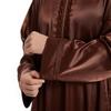 Adhdyuud Men Muslim Kaftan Robes Pakistan Traditional Long Jubba Thobe Morocco Turkish Dubai Islam Abaya black S view 2
