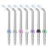 7 Pack Replacement Tips for Waterpik Flosser Plaque Seeker Brush Heads Plaque Remove Bristles Compatible with Waterpik and Other Oral Irrigators for Cleaning Tooth Implants Crowns and Bridges view 1