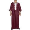 Adhdyuud Men Muslim Jubba Kaftan Thobes African Arabic Dubai Kaftan Abaya Islamic Saudi Arabia Robes Black 4XL view 2