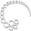 StretchEase Phimosis Rings: Pack of 20 Labelled Phimosis Stretching Rings | Pain Free | Easy to use & Safe on Skin view 1