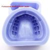 Dental Base Former Kit, Soft Silicone Blue Denture Mold, Full-Mouth Standard Dentition Silicone Upper And Lower Jaw Universal Adult Dental Model For Sports Health Knowledge Teaching. view 4