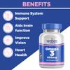 Woods Supplements - Omega 3 Pure Fish Oil 500mg Capsules (180x). High Strength Omega 3 with EPA & DHA. Sustainably Sourced. Essential Fatty Acids for Heart, Brain & Immune Boost. Fish Oil Supplements view 3
