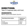 Woods Supplements - Omega 3 Pure Fish Oil 500mg Capsules (360x). High Strength Omega 3 with EPA & DHA. Sustainably Sourced. Essential Fatty Acids for Heart, Brain & Immune Boost. Fish Oil Supplements view 2