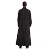 Adhdyuud Men Muslim Jubba Thobe Islamic Ramadan Abaya Dress Long Robe Saudi Dubai Arab Caftan Military EN8 XXXL view 2