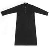 Adhdyuud Men Muslim Jubba Thobe Islamic Ramadan Abaya Dress Long Robe Saudi Dubai Arab Caftan Military EN8 XXXL view 3
